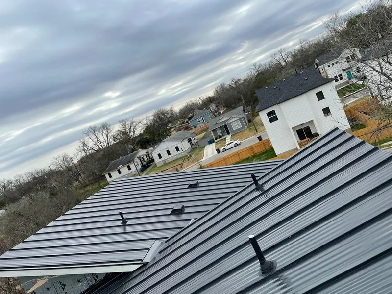 Standing seam metal roof panels with vents for Skylight Repair in Point Pleasant Beach